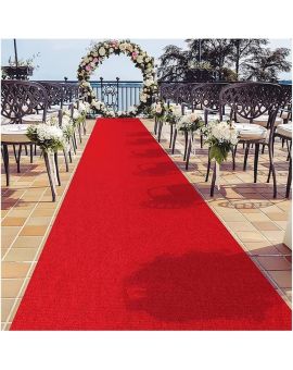Red Carpet Runner Włóknina dywanik weselny 10m x 1m x 2,5mm