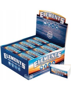 Elements wide rolling tips 1box 50szt filtry 50x50