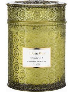 La Jolíe Muse Fir&Cedarwood luksusowa świeca14,5 cm