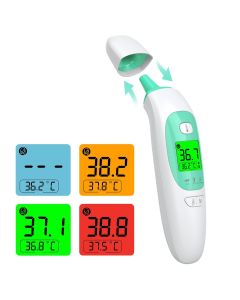 KKmier Bezdotykowy cyfrowy termometr temperatury dla dzieci i dorosłych