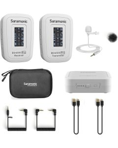 Saramonic Blink500 Pro B1W dwukanałowy bezprzewodowy mikrofon stereo z etui ładującym