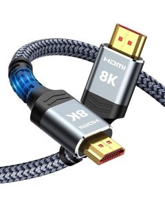 SNOWKIDS Kabel 10K HDMI 2.1, 2 m, 8K, 2.1, 48 Gbps 8K 60Hz