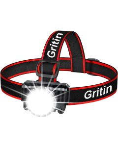 GRITIN G1352  Latarka czołowa LED z możliwością ładowania 3 tryby światła