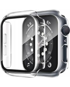 Twarde etui Apple Watch serii 8 /7 41 mm osłona ekranu hartowane szkło