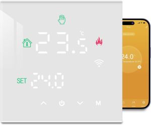 BEOK THW60W-WIFI-WPB Termostat Smart, programowalny Alexa Google