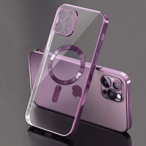 Etui magnetyczne do iphone 15 Pro fiolet