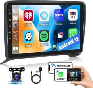 CAMECHO Radio samochodowe Android 12 do Audi TT 8J MK2 2004-2018