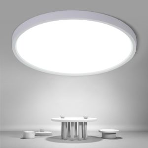 Osairous Lampa sufitowa LED Ø 40 cm, 36 W, płaska, okrągła 6500 K, 3980 lm