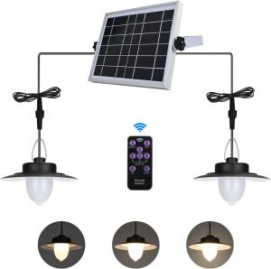 ENCOFT Solarna lampa wisząca do użytku na zewnątrz czujnik ruchu pilot