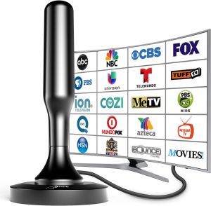 HIDB Antena telewizyjna MAGNETYCZNA 4k 1080P 360 