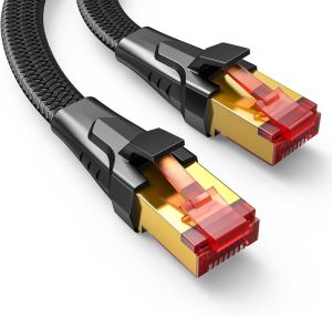SNOWKIDS Cat 8 kabel LAN 2 m, 40 Gb/s, kabel LAN 2000 MHz S/FTP