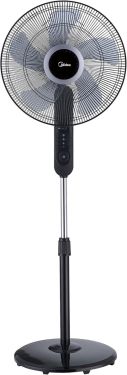 Midea FS40-15FR Wentylator Stojący, 55 W, Czarny