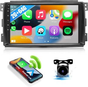 CAMECHO 2G+64G Android 12 do Mercedes-Benz Smart Fortwo 2005-2010 nawigacja